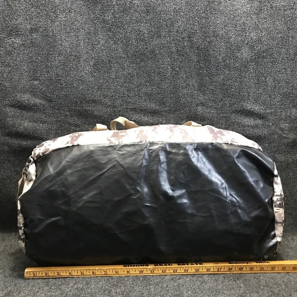 ScarletSkye Medium Size Camp 2 Pocket Digital Camo Duffle Bag w/ Molle Webbing